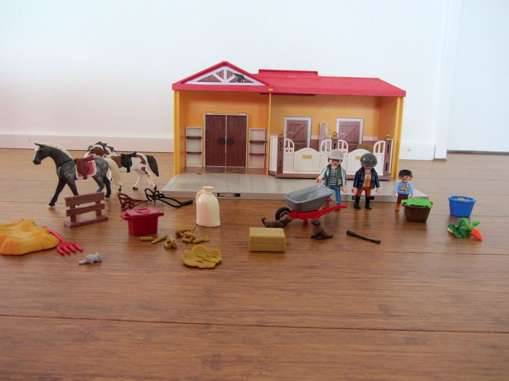 Playmobil Pferdestall zum Mitnehmen | Kaufen auf Ricardo