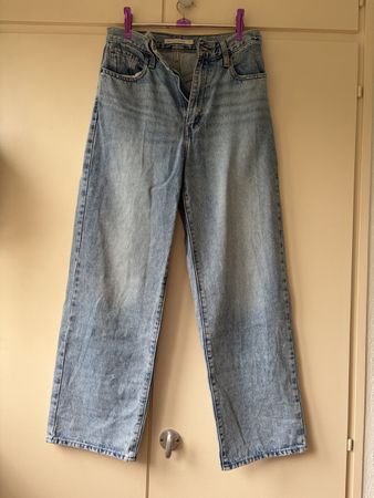 Levi's High Waisted Straight Jeans Grösse 27 blau 