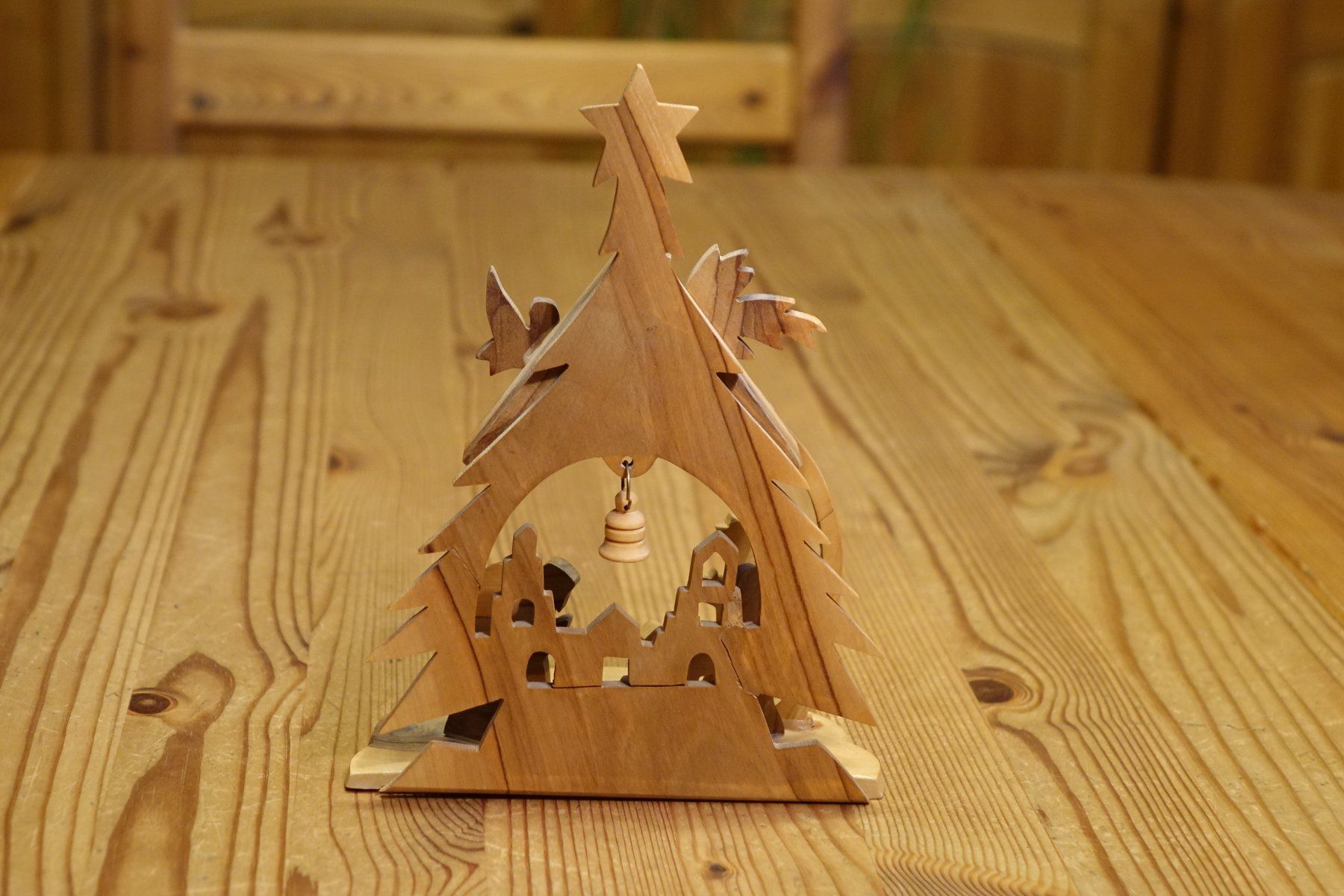Tutte le decorazioni: Original Olivenholz Weihnachtskrippe, Handarbeit Bethlehem – Usato da Seuzach venduto da tiptop55 2