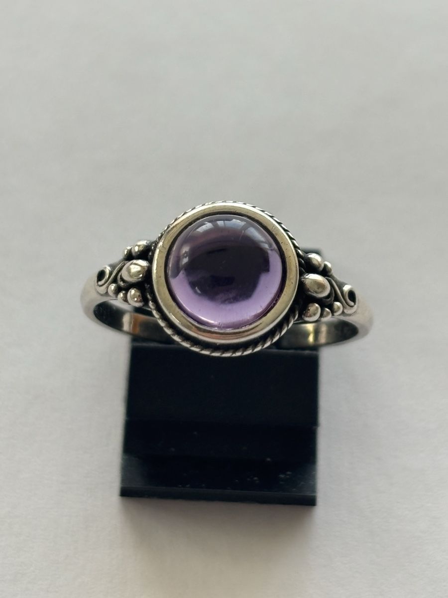 Anelli: Silberring 925 mit Amethyst , Top! (51) – Usato da Langnau am Albis venduto da flusspflege 1