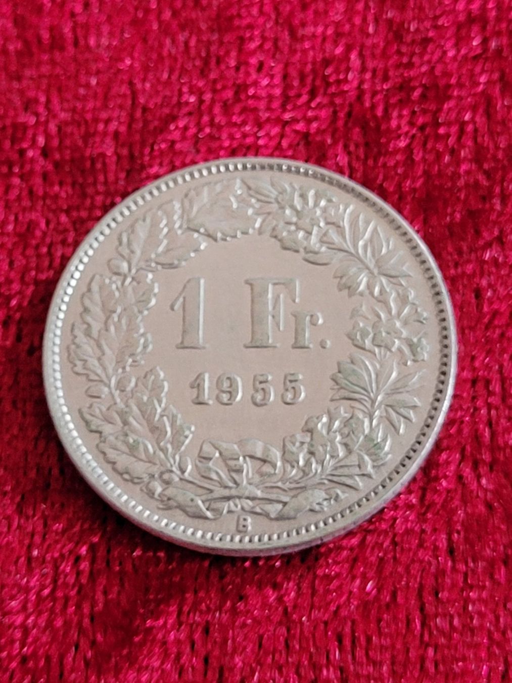 Tutti le monete: 1 Franken 1955 selten top! – Usato da Neuenkirch venduto da majortom30