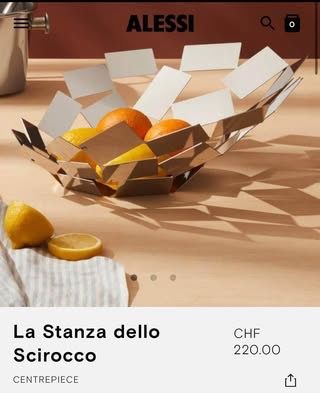 Alessi Tutte le decorazioni: Alessi - Centerpiece – Usato da Zürich venduto da OrsiF 3