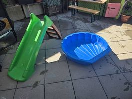 Rutschbahn und Muschel 2teilig