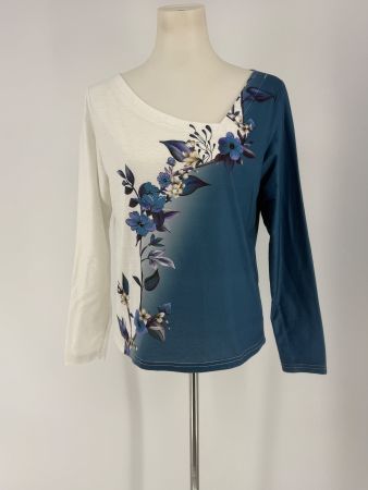 Shirt mit Blumenmuster Gr. M