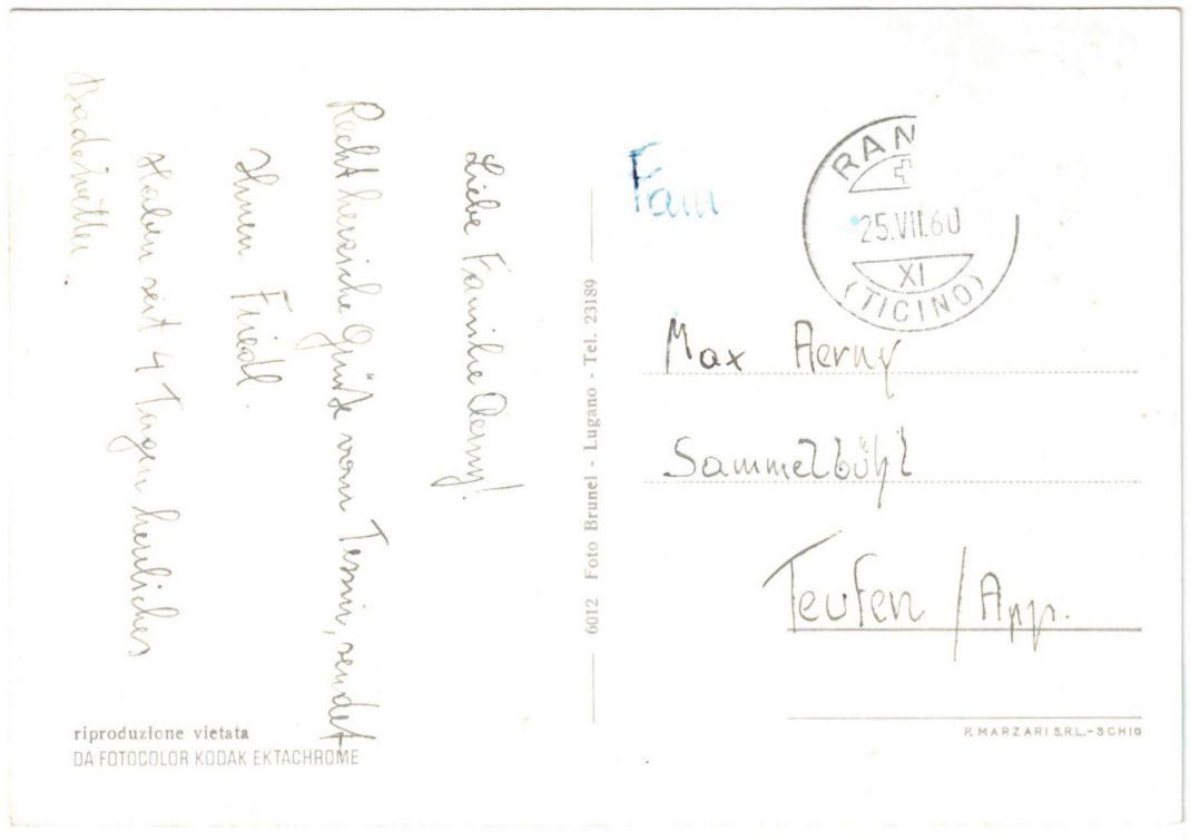 Cartoline postali: Locarno - 4 Bild AK – Usato da Binningen venduto da Mountainrider 1