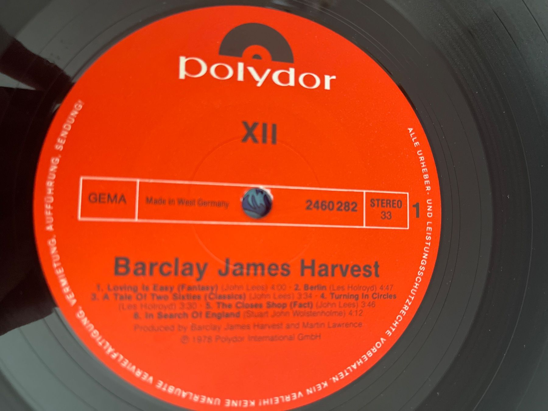 Schallplatten: S1766/Barclay James Harvest - XII – Gebraucht aus Frutigen von Philippe_jsp 2