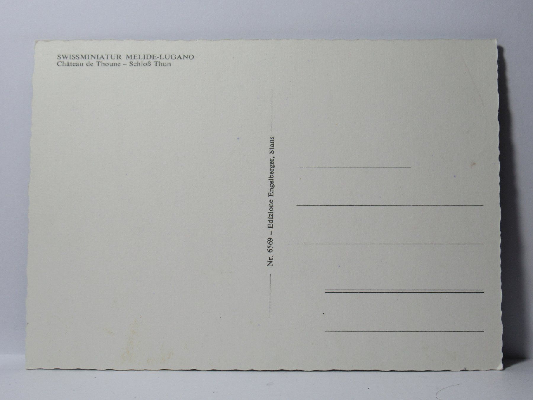 Ansichtskarten: Swissminiatur , Melide - Lugano – Neu (gemäss Beschreibung) aus Grenchen von Bluemchen1900 1
