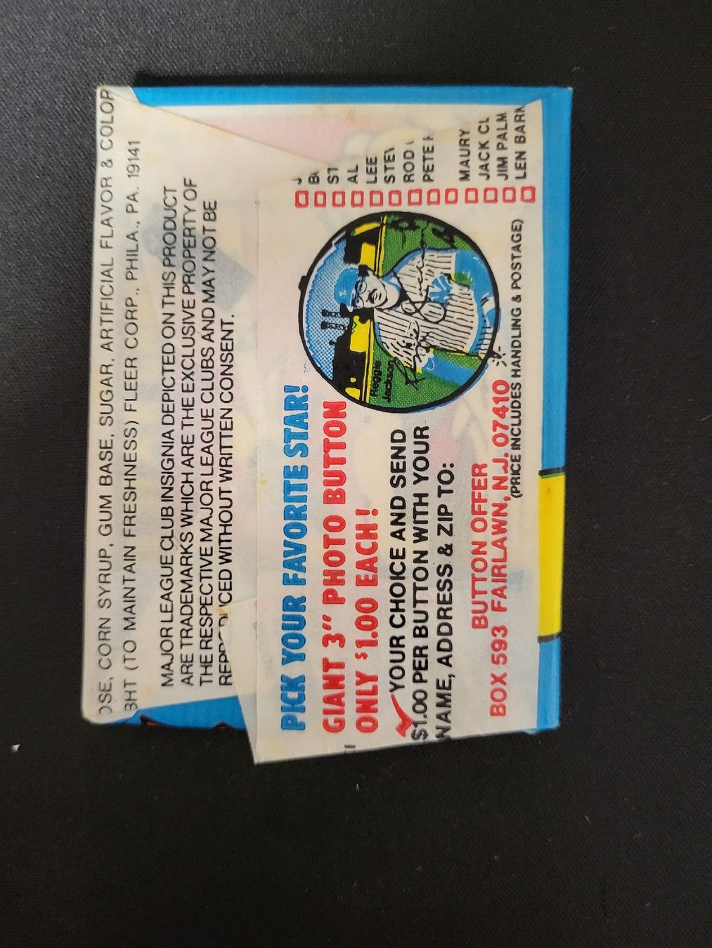 Sammelbilder & Trading cards: 1981 Fleer Baseball Stickers / Laughlin All-Star Game – Neu und originalverpackt aus Benken SG von WALUK 1