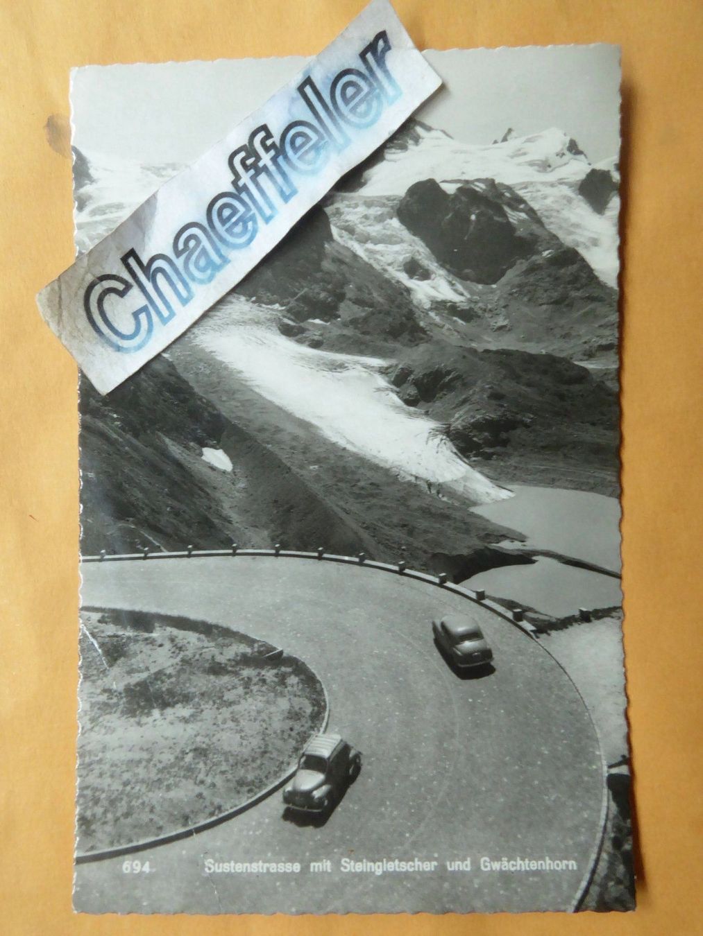 Cartoline postali: Sustenstrasse mit Steingletscher und – Usato da Zürich venduto da Chaeffeler