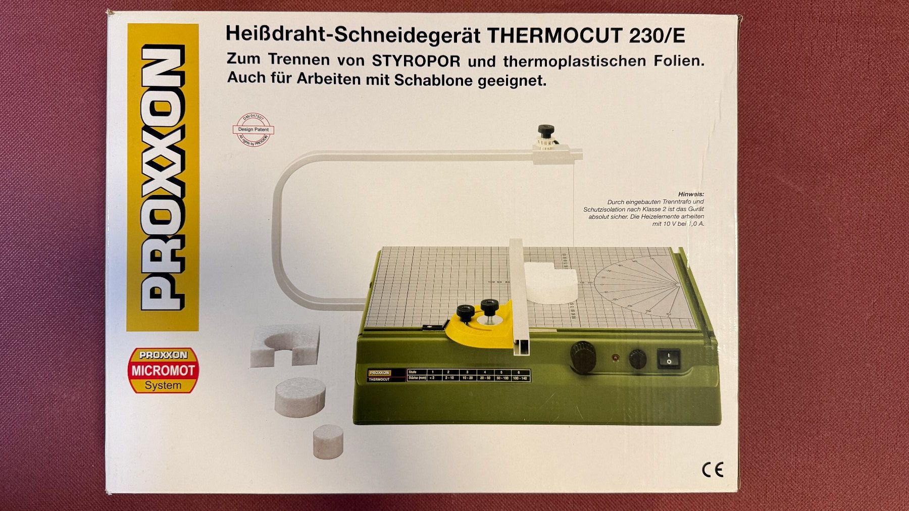 Proxxon Tutte le macchine: Heissdraht-Schneidegerät Thermocut – Nuovo e nell'imballaggio originale da Horgen venduto da Neuron007