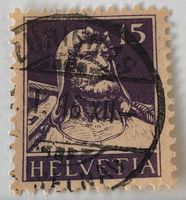 Nr.128 mit Vollstempel Tellbrustbild   