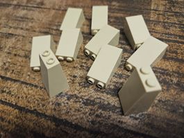 lego 3684 a ou c lot de 10 pièces Tan Slope 75 2 x 2 x 3