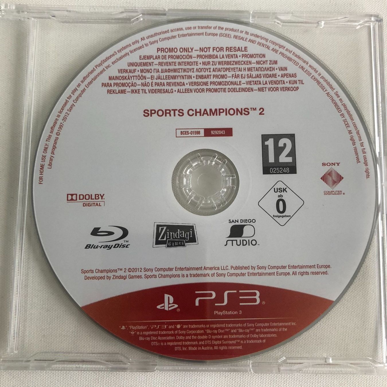 Sony Giochi: Sports Champions 2 - PS 3 – Usato da Nussbaumen AG venduto da Pika-Shop