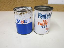 MOBILOIL PENTOLUB Oelkanne Bidon Vintage Auto Oldtimer