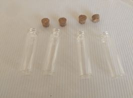 40x Glasflasche Korkstopfen 15ML - bouteille verre flacon