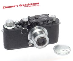 Leica Nr. 47538, schwarz, Elmar 5cm 3.5, revidiert