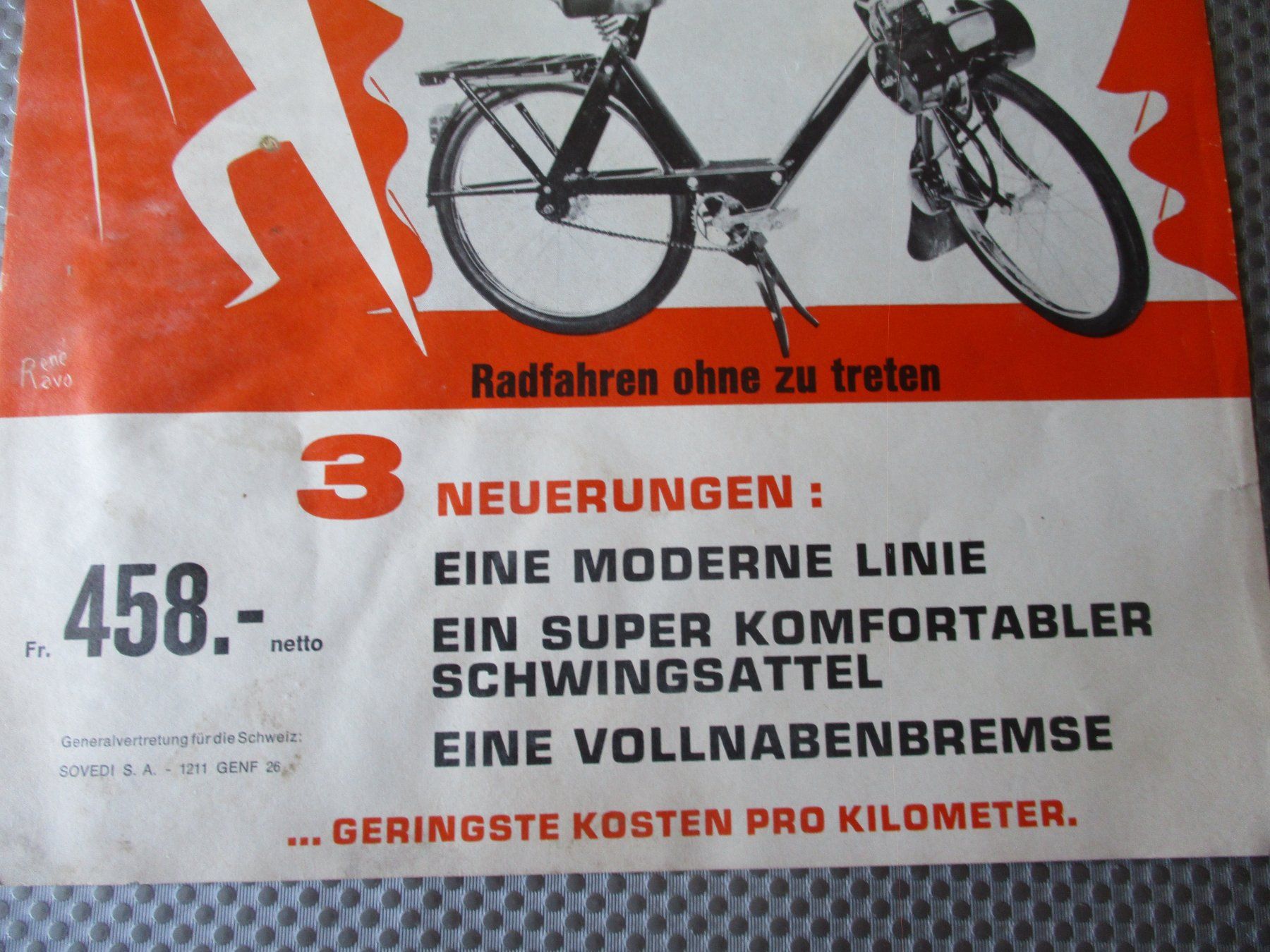Documenti: Velo Solex S 3300 Prospekt, Original, – Usato da Ottikon Gossau ZH venduto da hokuspokus 2