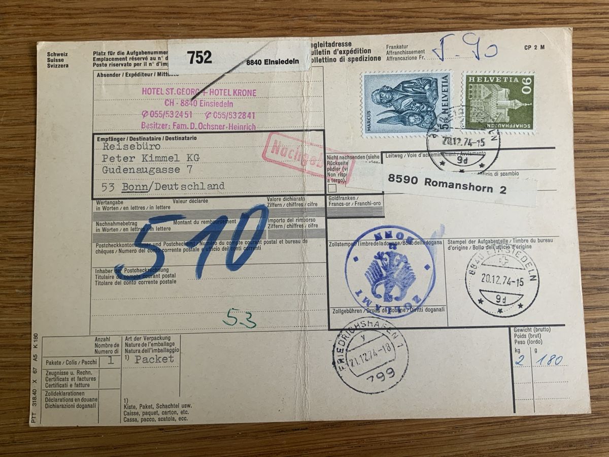 Tous les timbres: Einsiedeln – D'occasion à Binningen par chr_cr5n