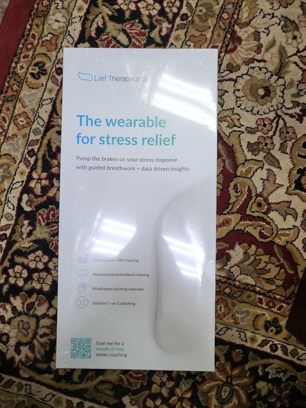 Tutti i DVDs: Lief Therapeutics Live HRV Wearable Tracker – Nuovo e nell'imballaggio originale da Glattbrugg venduto da Me1996