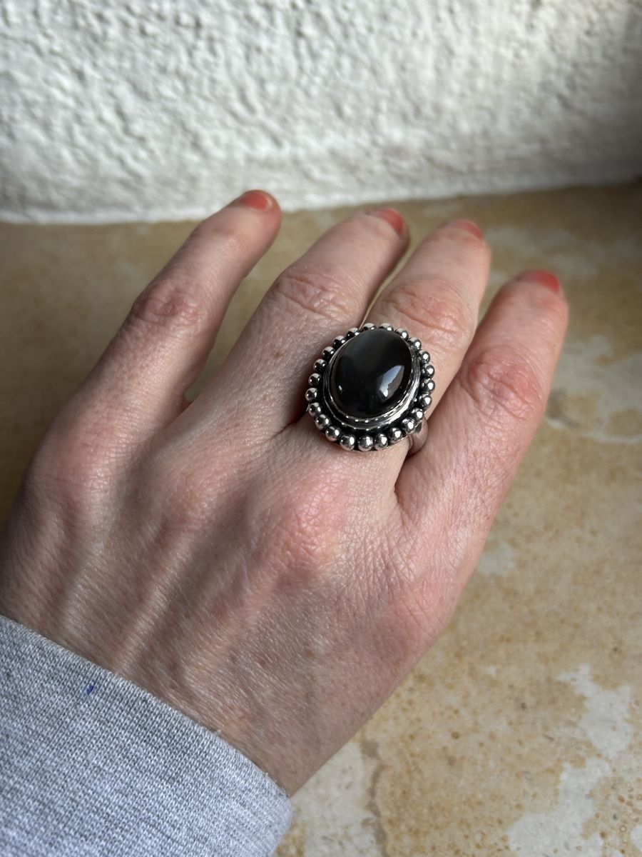 Anelli: Silberring Labradorit (56) – Usato da Laufen venduto da Bellebellezza 3