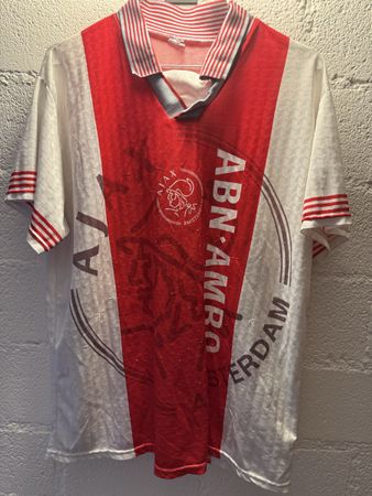 Vintage Fussball Trikot Ajax Amsterdam Litmanen 10 Gr M