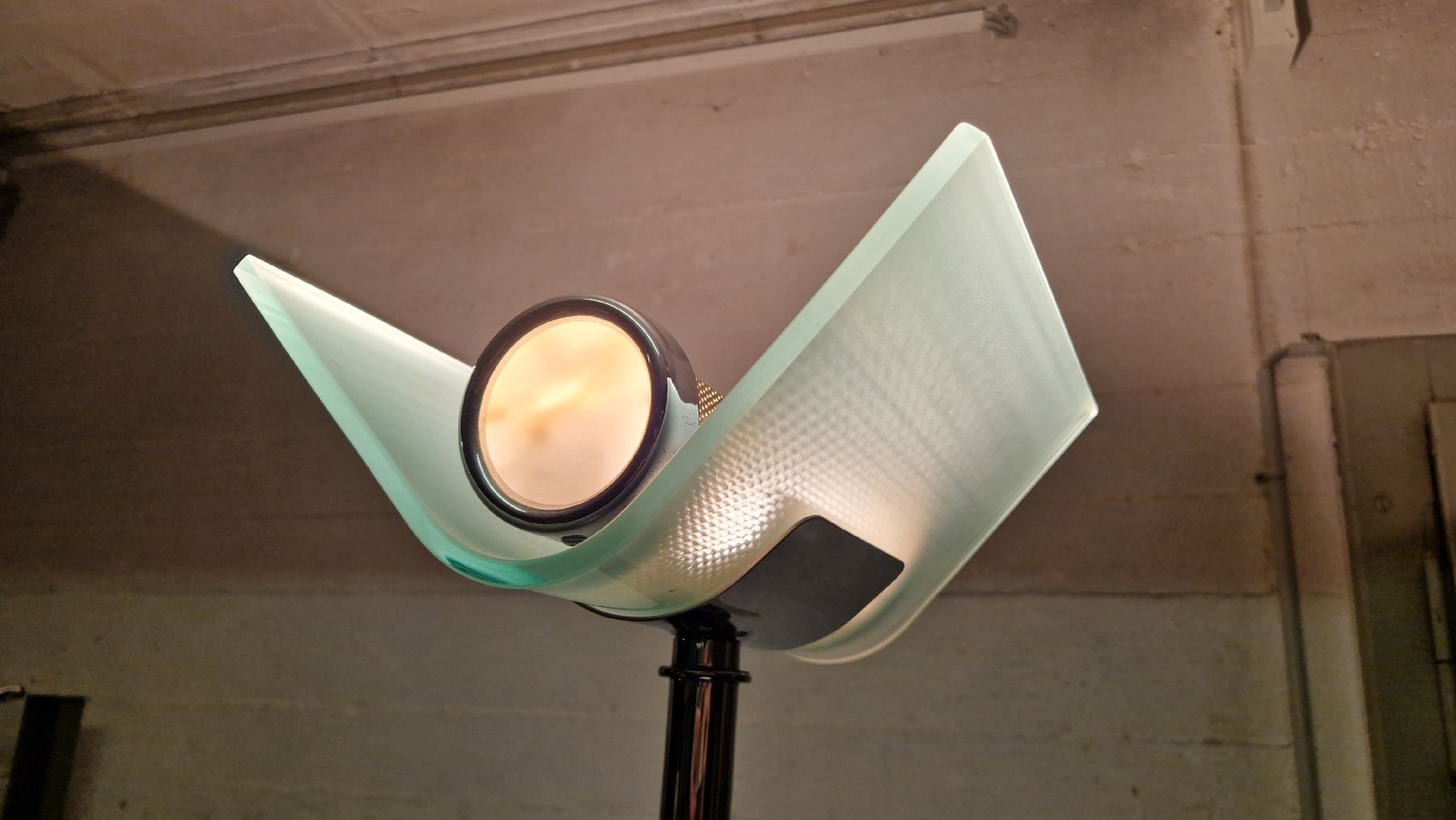 Lampade: Stehlampe mit Glasschirm – Usato da Zürich venduto da anna.caterina 7