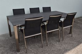 Aktion Keramiktischset (Tisch ausziehbar)