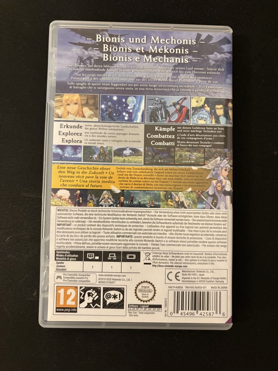 Jeux: Xenoblade Chronicles: Definitive Edition (Nintendo Switch) - – D'occasion à Genève par Plouffino 1