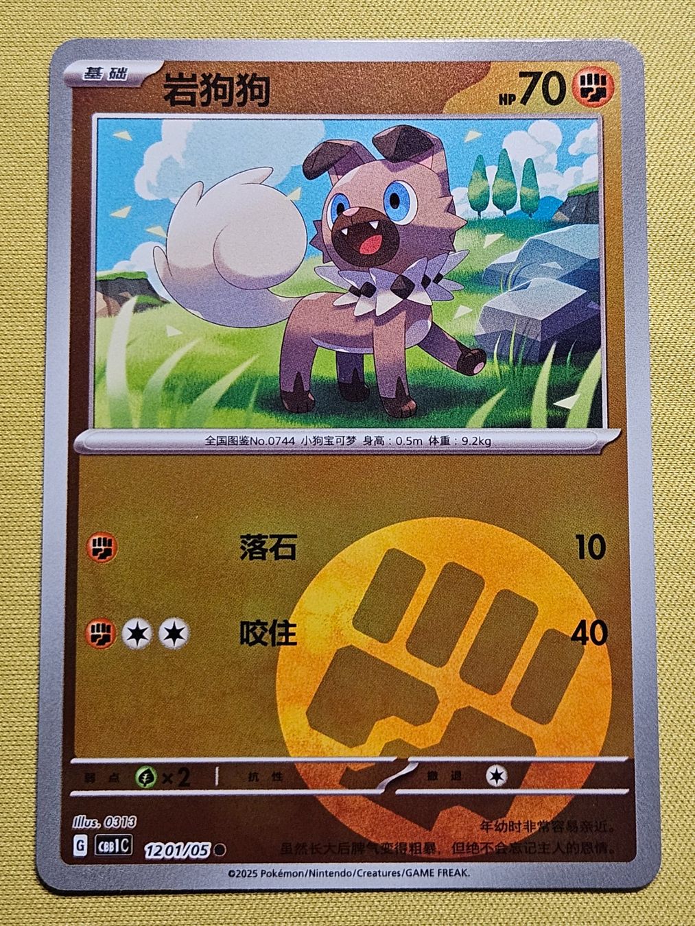 Pokémon Carte collezionabili: CBB1C Gem Pack Vol. 1 - Rockruff 1201/05 – Usato da Bellinzona venduto da Pokemarco