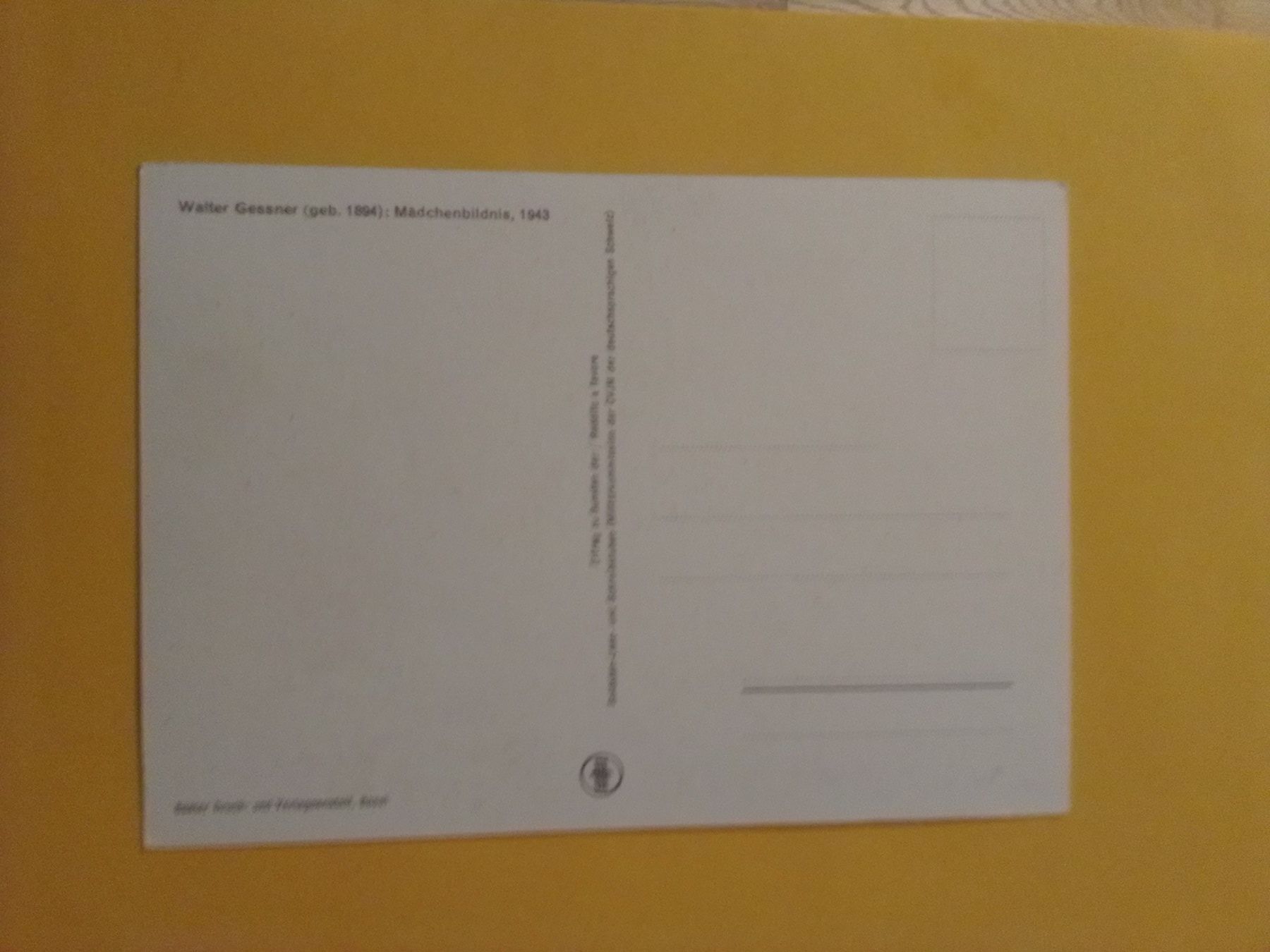 Ansichtskarten: Kunstkarte Walter Gessner Mädchen – Gebraucht aus Küttigen von Melisch1000 1