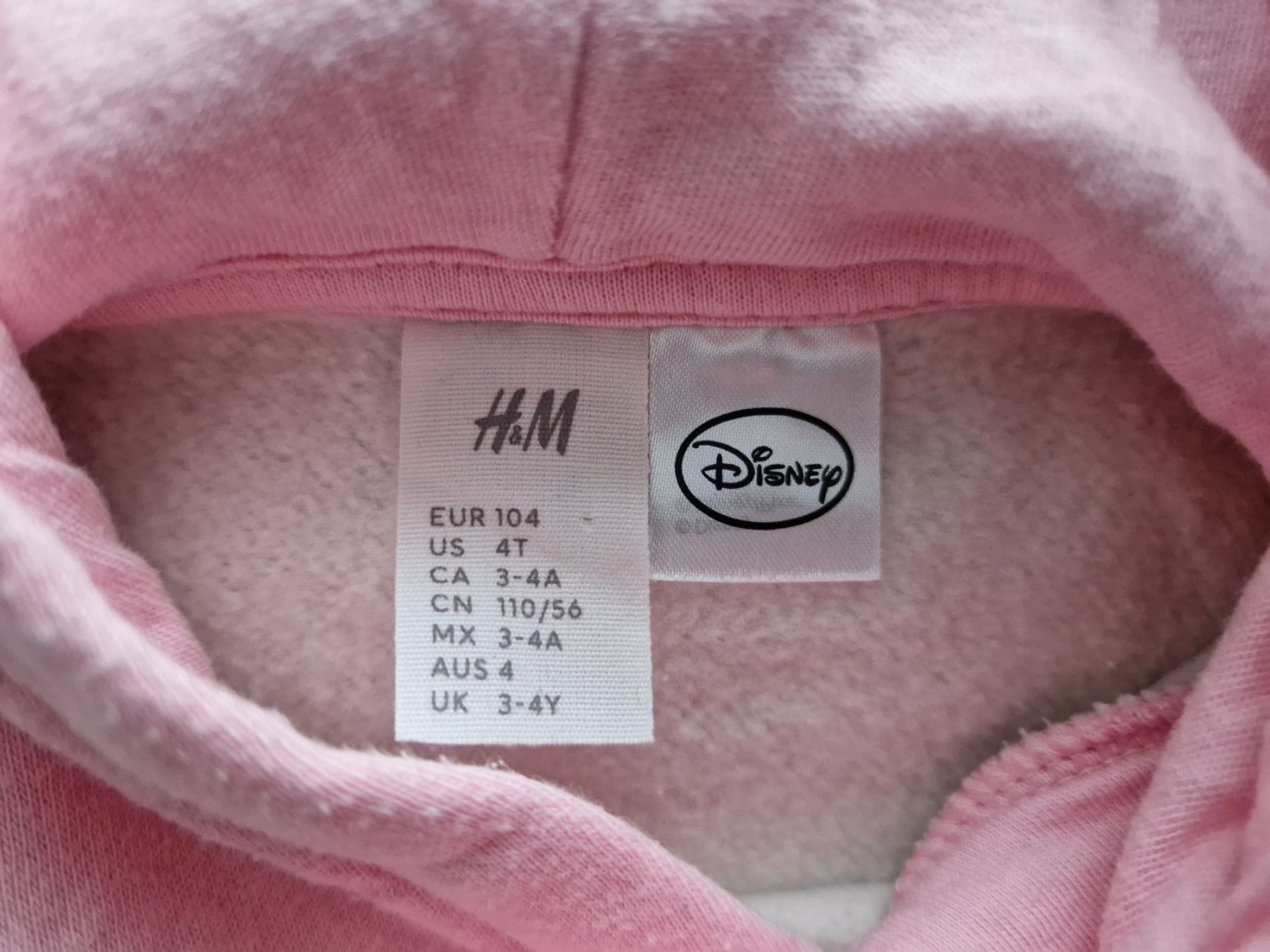 H&M Maglioni & Felpe: Pullover mit Kapuze grösse 104 Minnie Maus – Usato da Heimberg venduto da Eleanor20 1