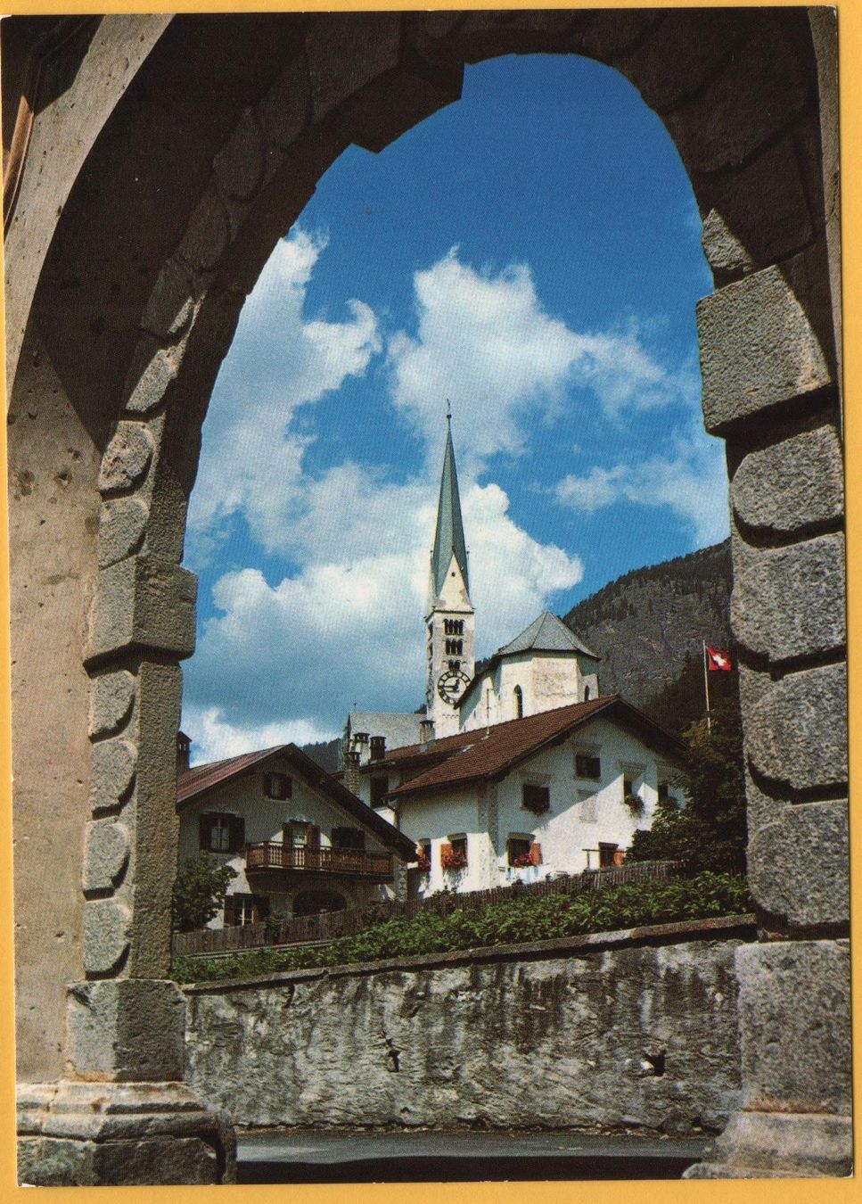 Cartoline postali: ZERNEZ Dorfpartie – Usato da Jona venduto da philajona