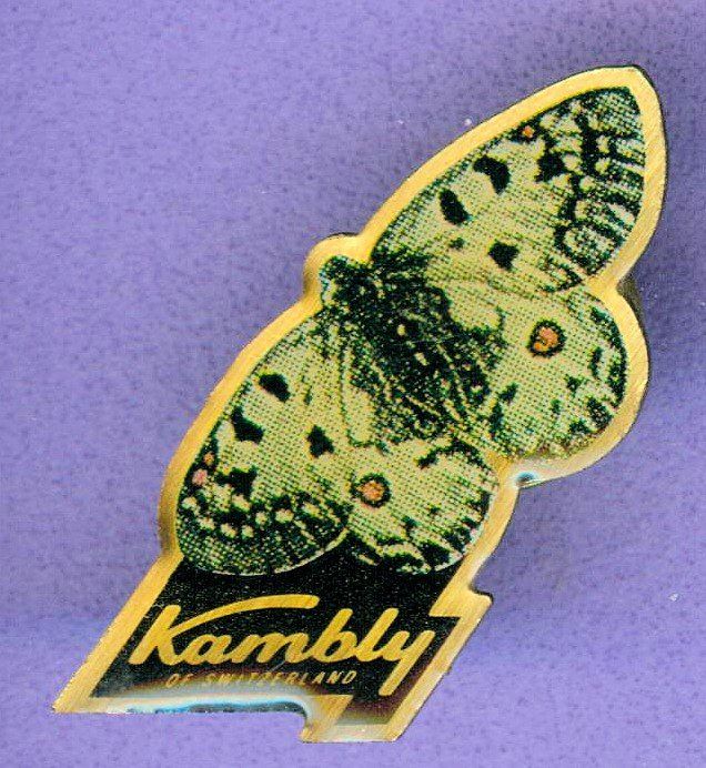 Placchette & Badge: Kambly  Biskuit  Schmetterling  – Usato da Winterthur venduto da Sammleroase