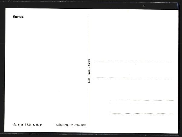 Cartoline postali: AK Sursee, Teilansicht mit Kirche – Usato da Berlin venduto da bartko-reher 1