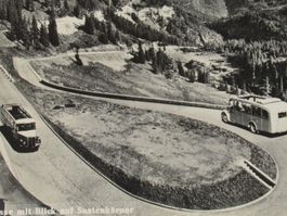 Postauto , Saurer , Sustenstrasse