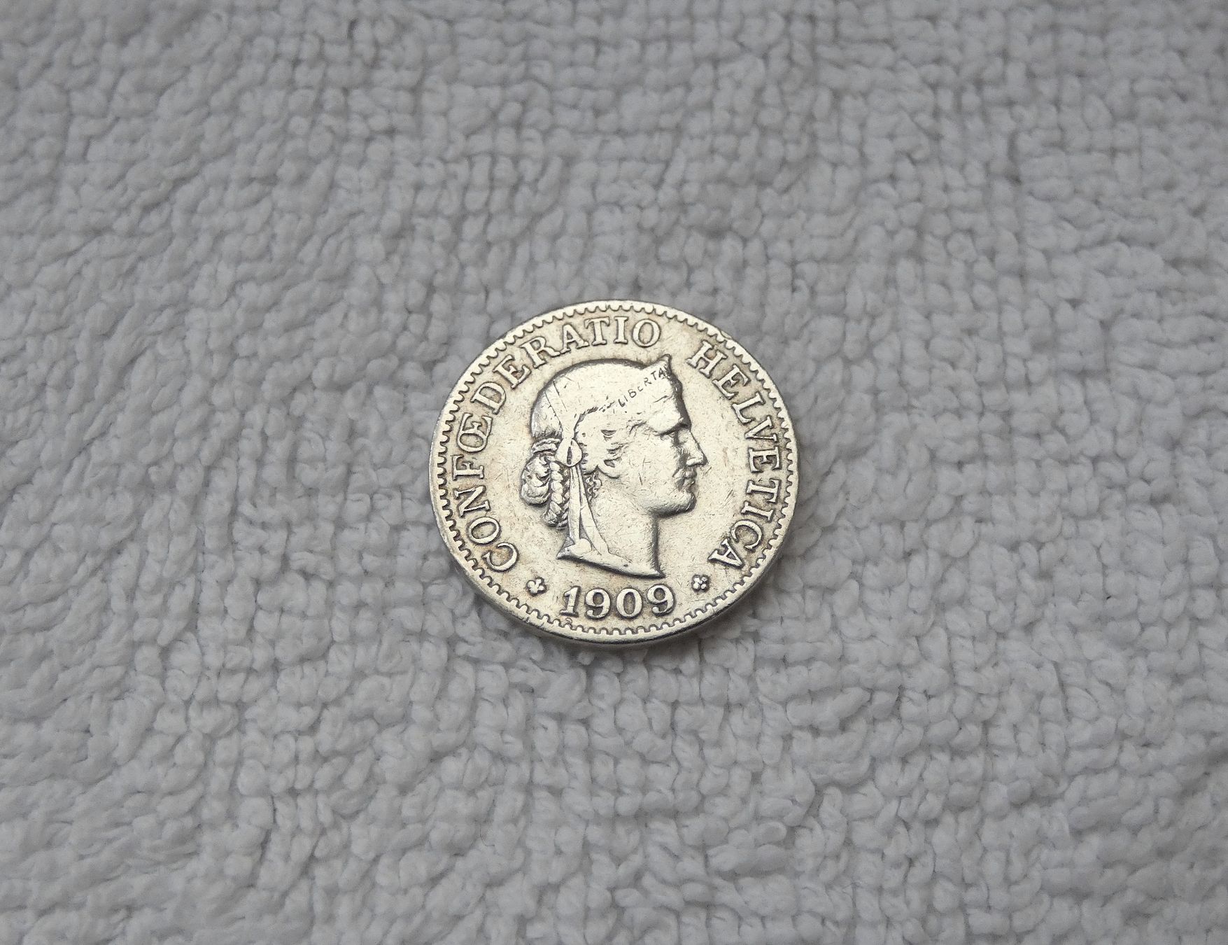 Tutti le monete: 10 centimes/rappen 1909 – Usato da Nyon venduto da Ilmi09