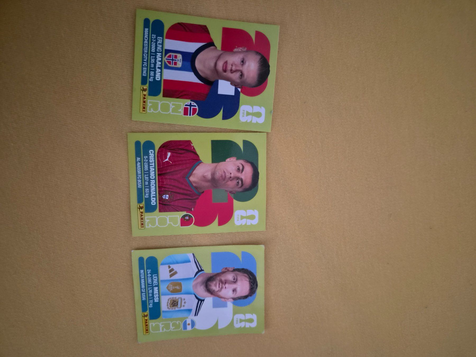 Panini Carte collezionabili: Panini Haaland, Ronaldo,Messi – Nuovo (secondo la descrizione) da Schlieren venduto da mig_8xs7