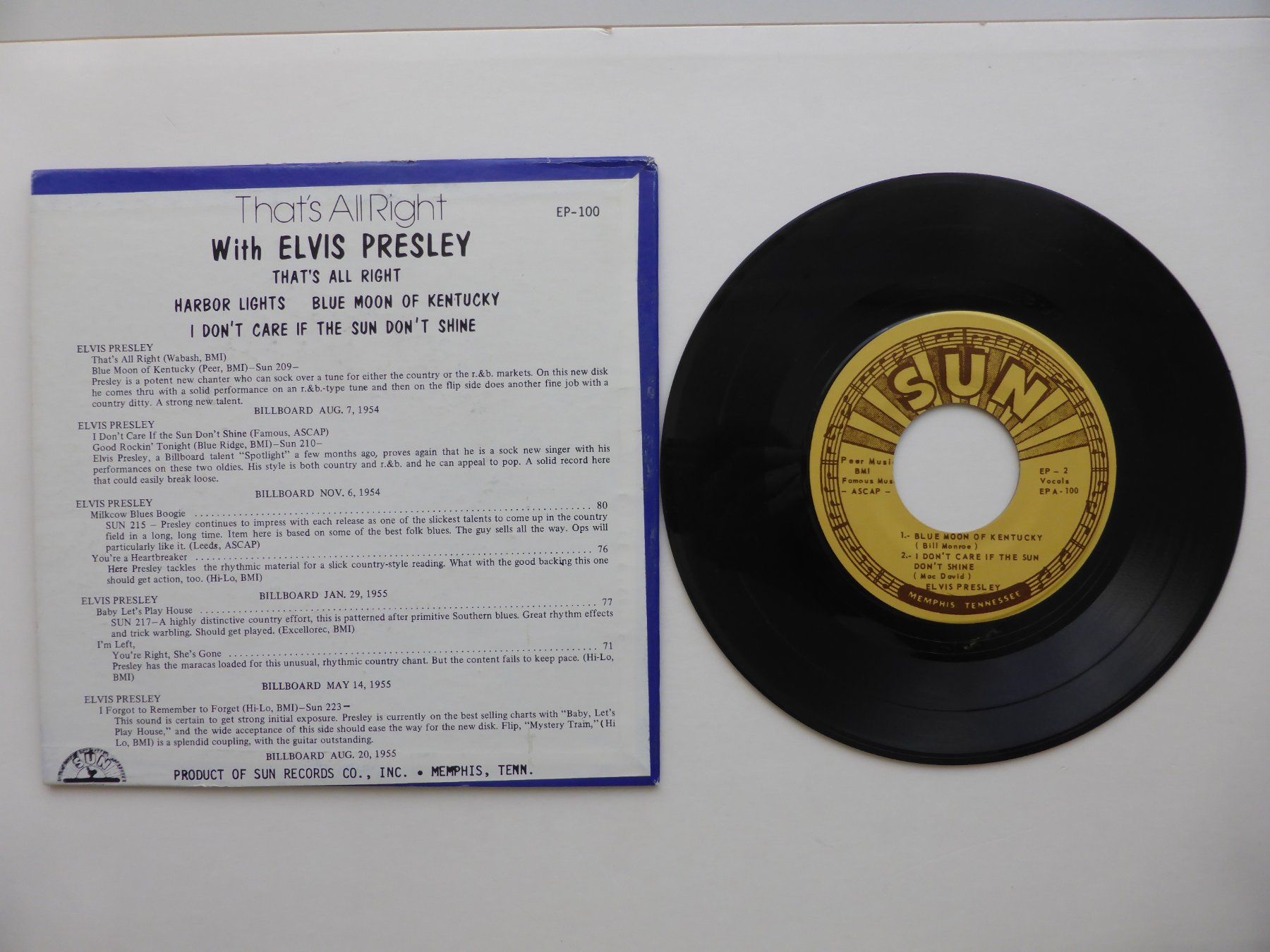 Dischi in vinile: VINYL SINGLE  EP  ELVIS PRESLEY – Usato da Küssnacht am Rigi venduto da Mondkinder 1