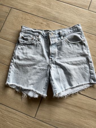 Levi's 501 Shorts hellblau Grösse W28
