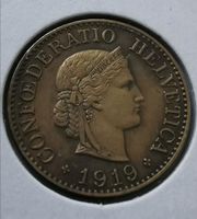 10 Rappen 1919 Messing