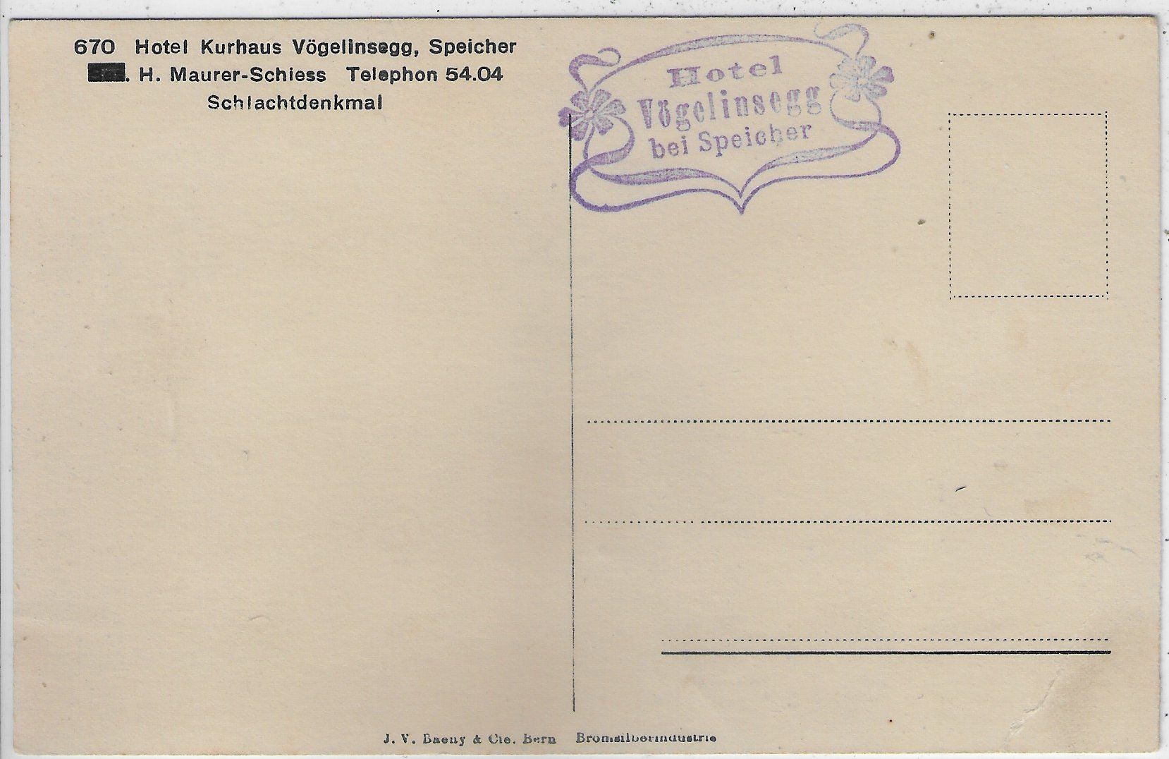 Cartoline postali: Speicher - Schlachtdenkmal – Usato da Ettingen venduto da Kartenplanet 1