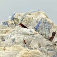 KYANIT BLAU mit STAUROLITH, Schweiz, Tessin