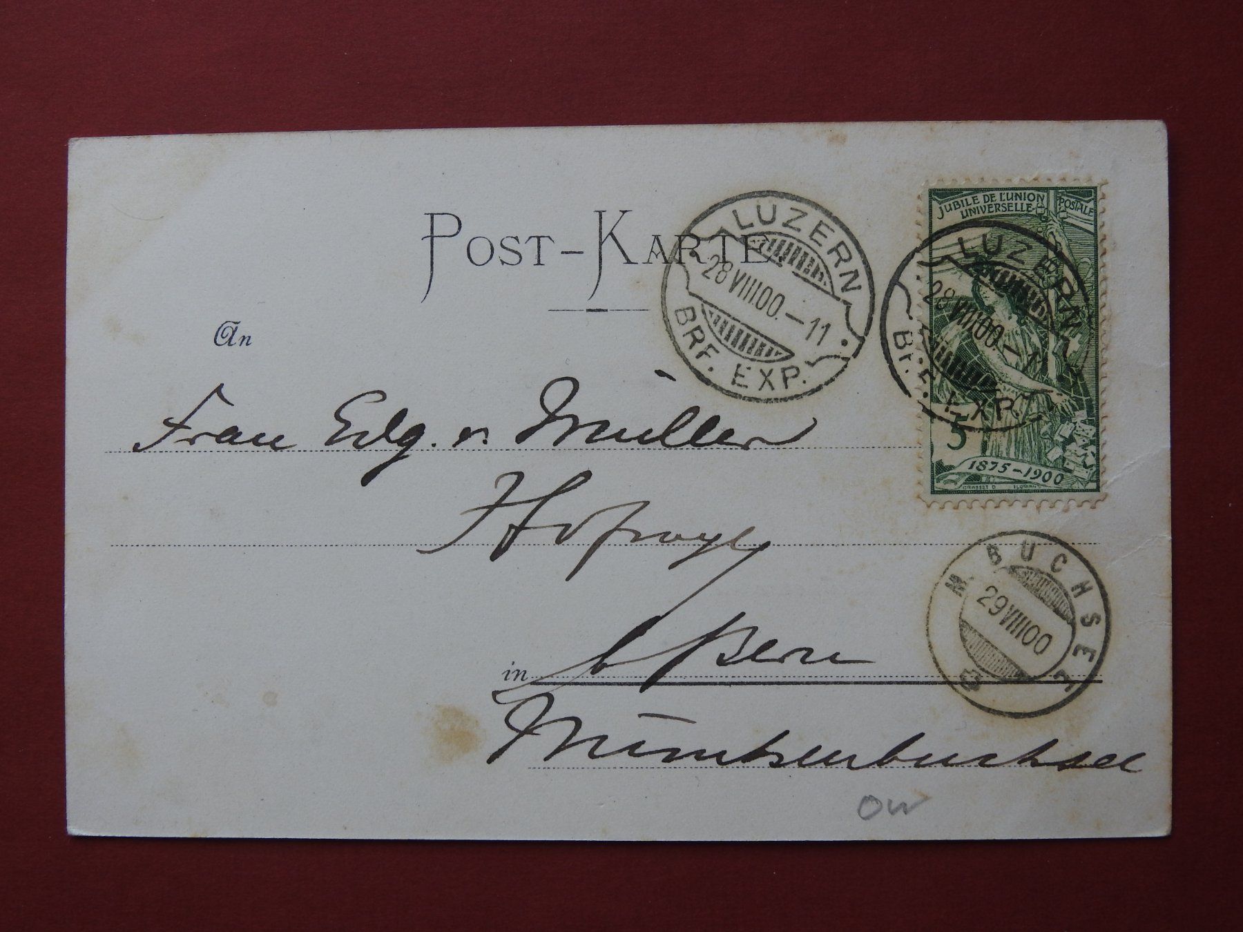 Cartoline postali: Gruss aus Grünenwald OW – Usato da Rain venduto da 999-800-K 1
