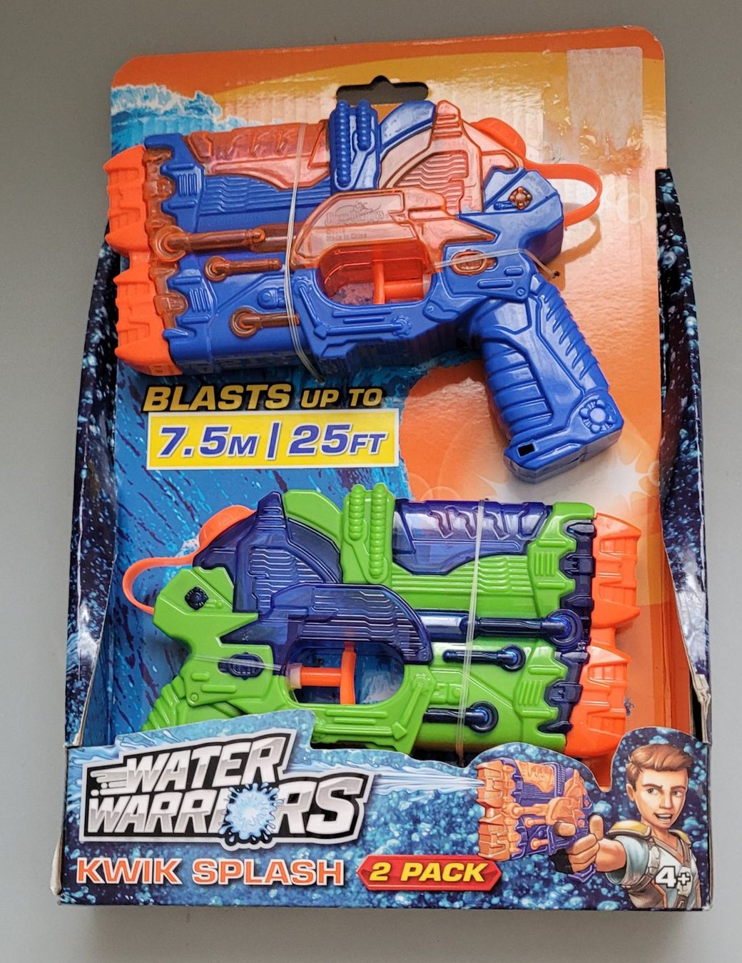 Spielzeuge: Wasserpistole Water Warroirs 2 Pack Neu – Neu und originalverpackt aus Oberuzwil von aseinkaufswelt