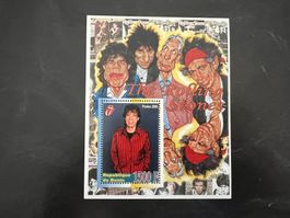 2005 Benin Rolling Stones   Block **  (A82)