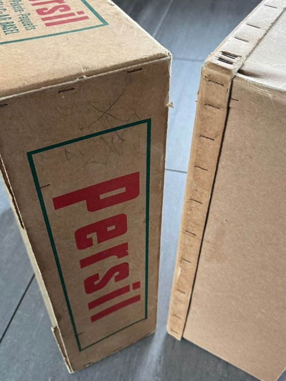 Vintage Persil Kartonbox – Henkel & Cie A.G. Basel – Retro (Gebraucht ...