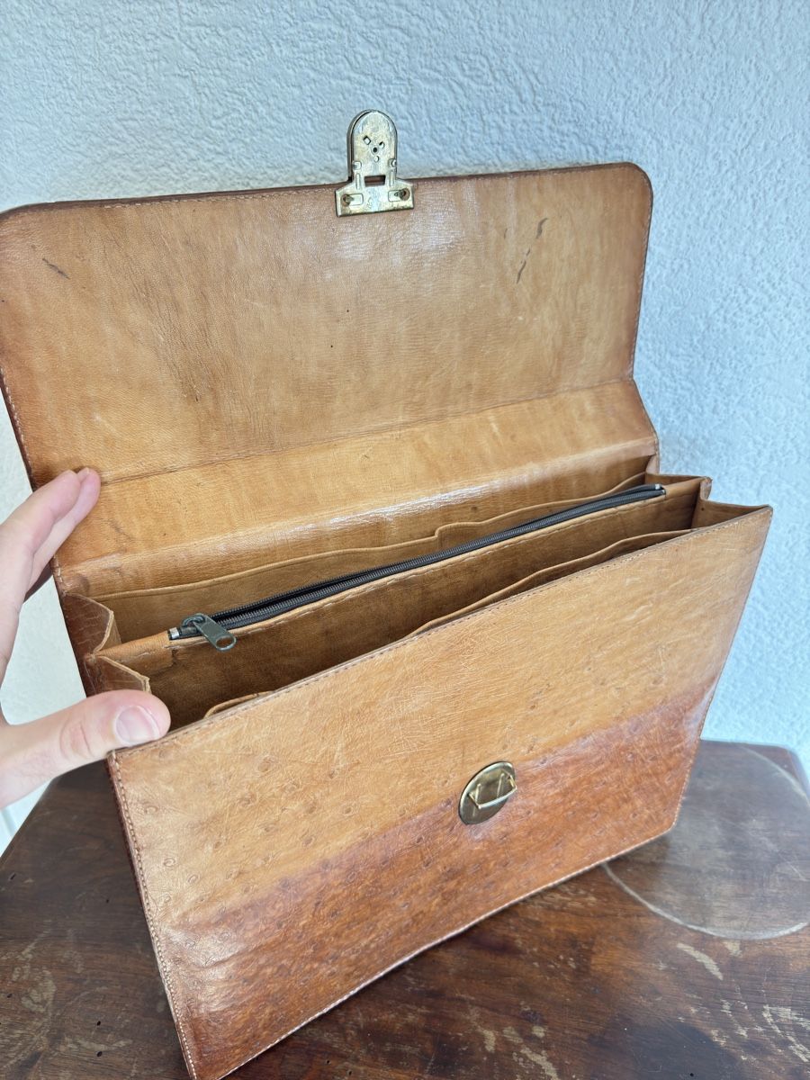 Valigie & Borse: Vintage Leder Aktentasche – Usato da Hinterkappelen venduto da hugo_sophian 1