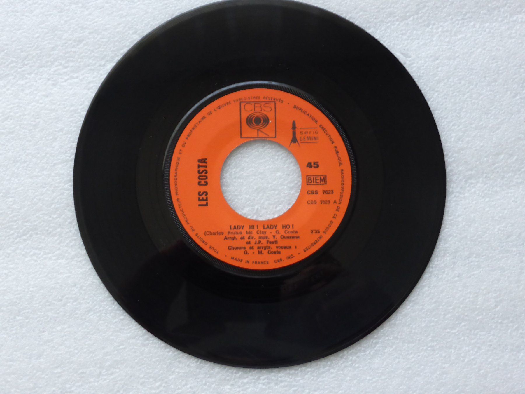 Dischi in vinile: Vinyl Single  LES COSTA – Usato da Küssnacht am Rigi venduto da Mondkinder 1