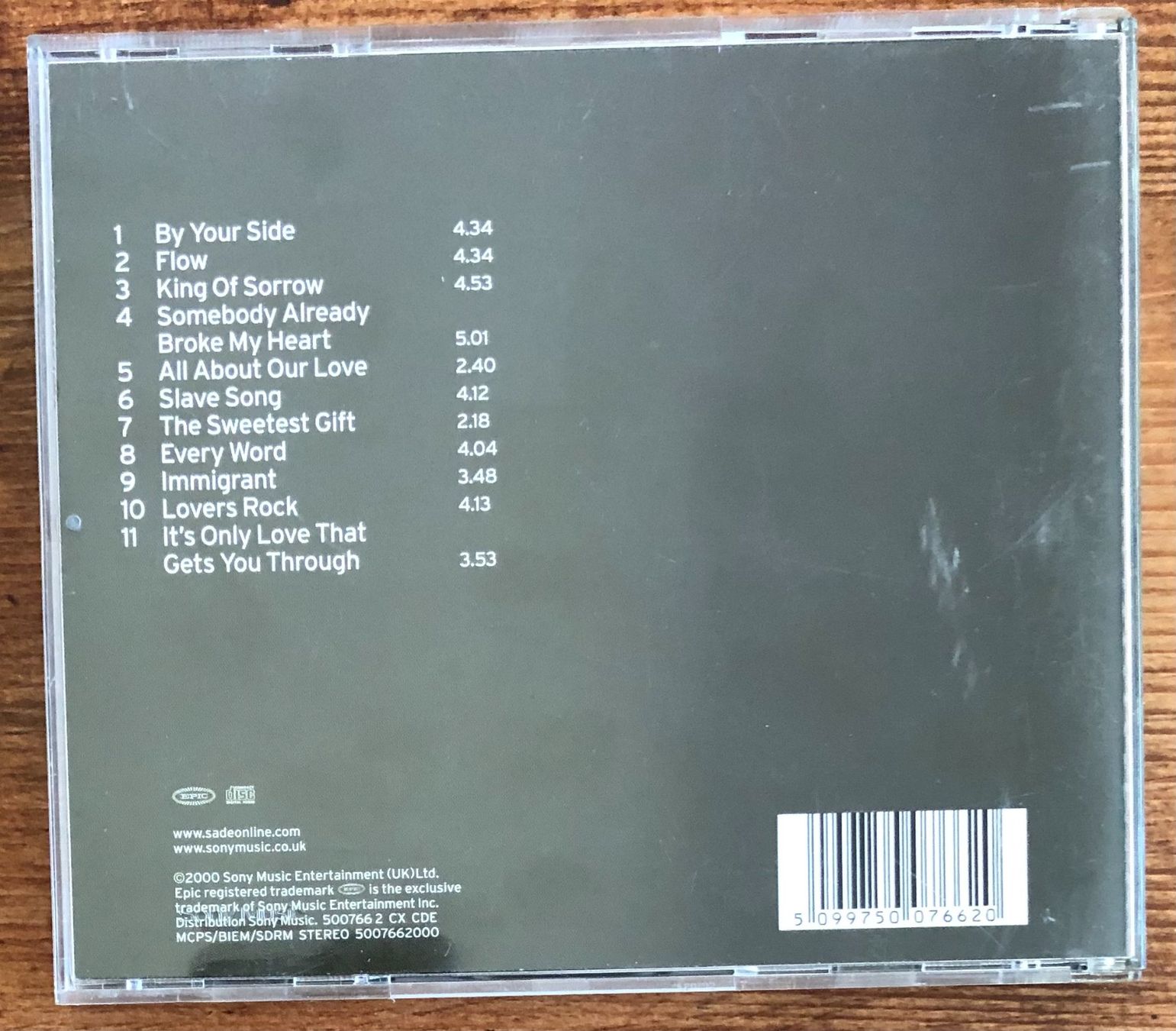 CDs: Sade – Lovers Rock CD, Soul, Pop, Smooth Jazz – D'occasion à Luzern par Schlafenicht00 1