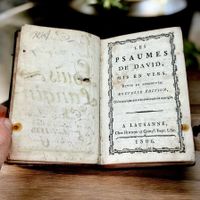 Les Psaumes de David, édition de 1806, Lausanne